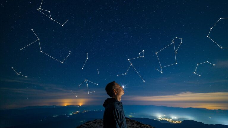 Cosmic Man Sparks Celestial Inspiration