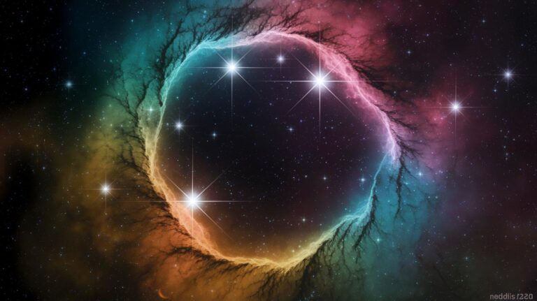 Cosmic Beauty Sparks Ethereal Awe